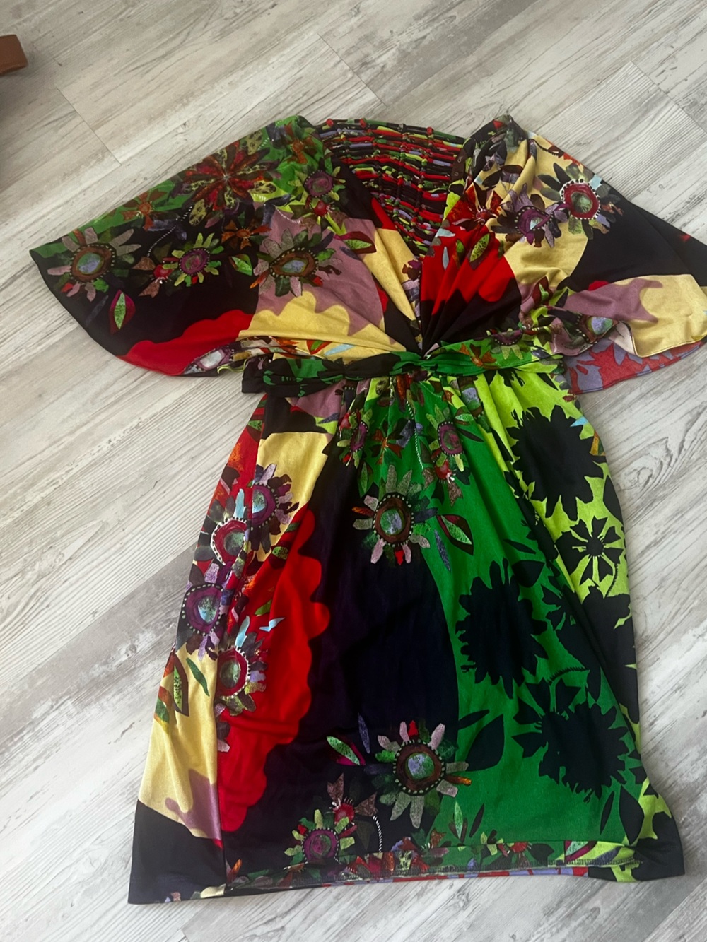 Anthropologie Ranna Gill Floral Dress Large